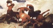 Arnold Bocklin Centaur Fight oil on canvas